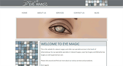 Desktop Screenshot of eyemagic.co.za
